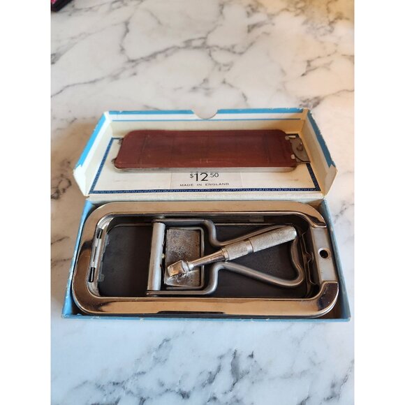 Vintage Rolls Razor Imperial No.2 Safety Razor Made In England With Case - Picture 5 of 6